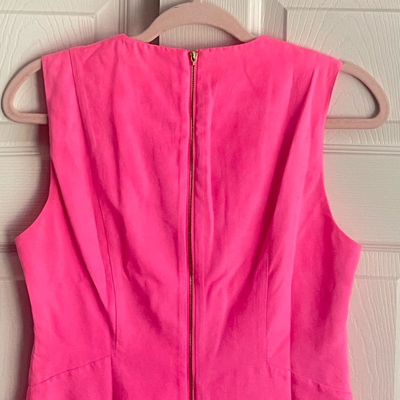 Julie Brown women's pink suede dress size 6 >>#021 - Picture 7 of 10